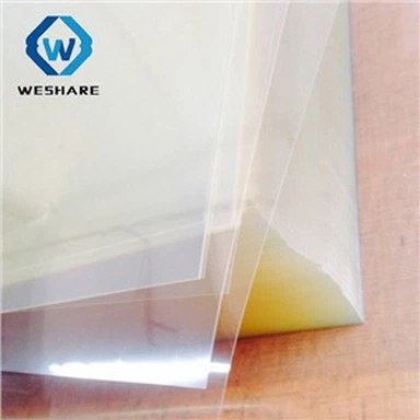 Átlátszó üveg kisállat-leadó fólia