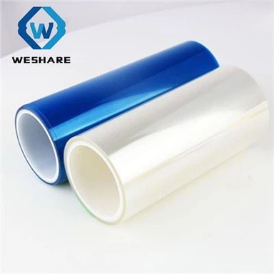 Magas hőmérsékletnek ellenálló kék kisállat-leadó fólia